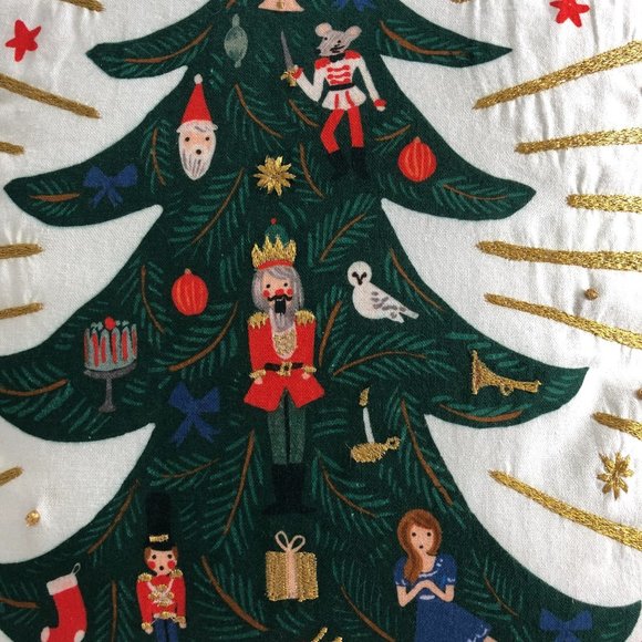 Anthropologie Rifle Paper Co. Nutcracker Pillow - Picture 8 of 8